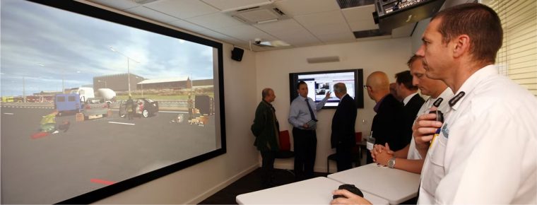 Command training simulators